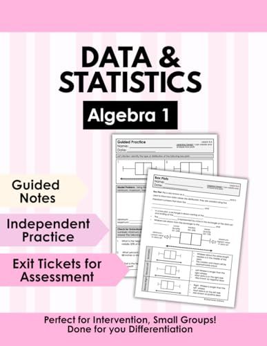 Algebra 1 Statistics Workbook