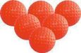 Longridge Neon oranje oefenballen, 6 stuks, Gel