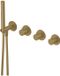 Hotbath Cobber Inbouw Badendouche Thermostaat - Geborsteld Messing (Goud)