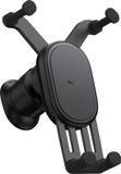 Baseus Gravity Autohouder en Draadloze Lader Telefoonhouder voor Ventilatierooster 15W (6.7 - 8.6cm) Zwart