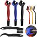 Ibenzoa® Kit de nettoyage de chaîne pour vélo et moto puissante avec 8 brosses et outils