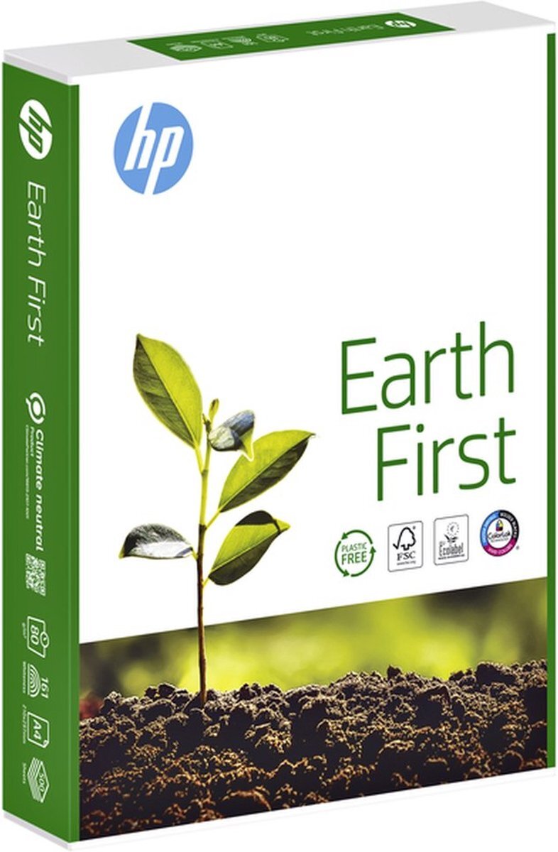 HP Earth First - kopieerpapier - A4 - 80gr wit - 5 stuks
