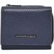 MANDARINA DUCK Leren Portemonnee Mellow Wallet Dress Blue Donkerblauw