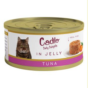 Cadilo Daily Delights - tonijn in gelei - natvoer kat (70 g) 4 verpakkingen (24 x 70g)