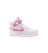 Nike Court Bordough Mid 2 meisjes hoge sneakers wit roze - Maat 31