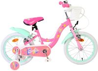 Volare Barbie Kinderfiets - Meisjes - 16 inch - Roze - Twee handremmen