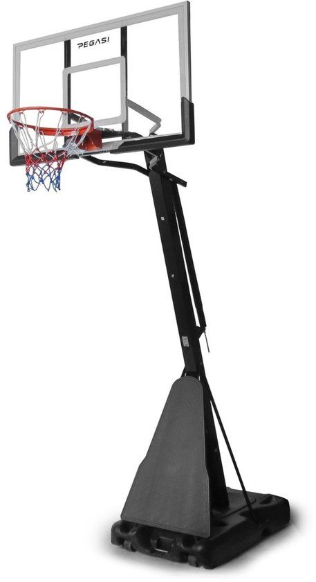 PEGASI Dunk Pro Basketbalpaal - 230-305cm - Zwart