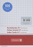Brunnen 102270200 indexkaart geruit A7 wit