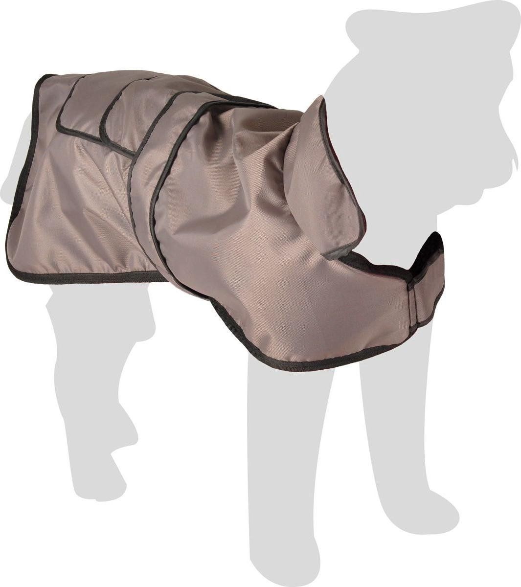 FLAMINGO Honden Regenjas Zanna - Bruin - 70 - 80 cm x 60 cm