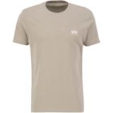 Alpha Industries Basic T Small Logo heren Vintage Sand XL