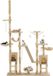 vidaXL Kattenkrabpaal met sisal krabpalen 230-250 cm beige