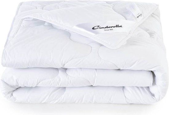 Cinderella Mellow - Anti-allergie Enkel Dekbed - 140x200 cm - Wit