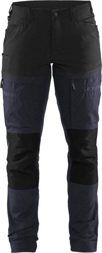 Blåkläder Servicewerkbroek met stretch voor dames 7166-1845 - Donker marineblauw/Zwart - C42