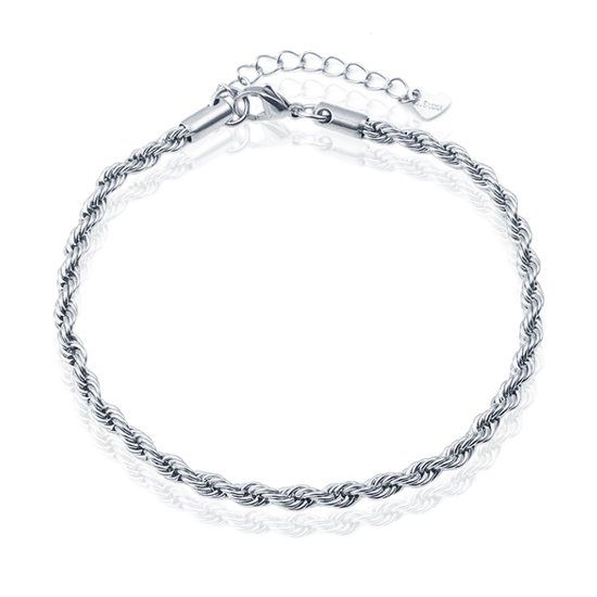 LGT JWLS Enkelband Rope Zilver - 4mm