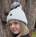 Piri Sport Panda Piri Sport Muts Glitter Beanie Acryl Grijs One-size