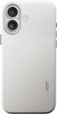MOFT MOVAS Snap Back Cover Geschikt voor iPhone 17 - Compatibel met MagSafe - Vegan Leer - Grijs