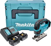 Makita DJV 180 SFXJ Accu-decoupeerzaag 18 V 135 mm + 2x accu 3,0 Ah + oplader + Makpac