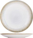 Cosy & Trendy Ontbijtborden Listra Blauw/Wit - 4 Stuks ø 20 cm Aardewerk