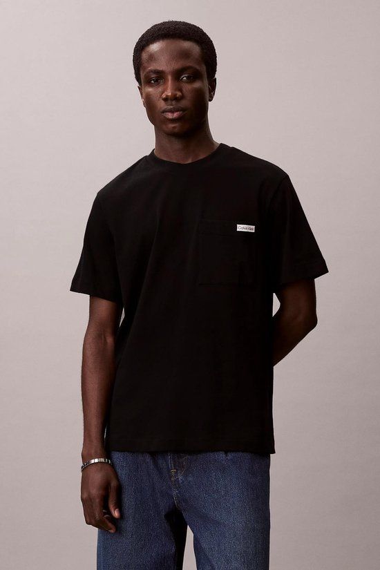 CALVIN KLEIN JEANS Calvin Klein T-shirt Zwart Mannen Maat L