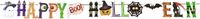 Atosa Horror/Halloween Letterslinger - Happy Halloween - Papier - 250 cm