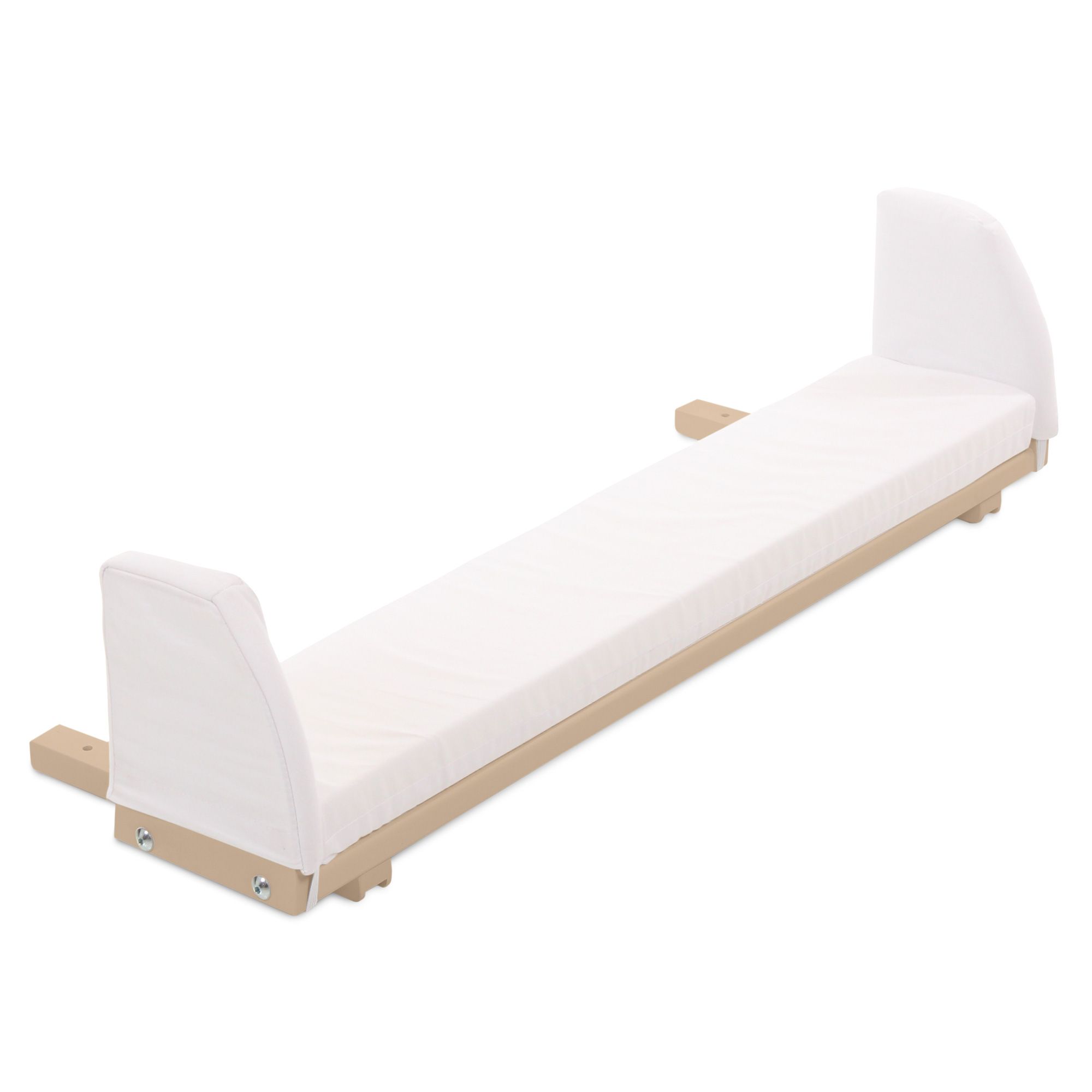 babybay Bed Extension Kit - Beige & White Wood - Compatible with Maxi, Boxspring, and Comfort Plus Models