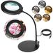 LED-loupe avec grossissement 10x, 5 températures de couleur, dimmable, avec support