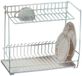 Metaltex Afdruiprek met 2 niveaus - wit - Metaal/Plastic