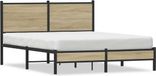 vidaXL Cadre de lit Bois de chêne Sonoma 140x190 cm