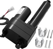 VEVOR 12V Lineaire Aandrijving, 200mm Lineaire Actuator, 9000 N Lineaire Motor, IP65, 5mm/s, Lineaire Actuatoren met Montagebeugels voor Industriële Machinecontainers, Zware Hefsystemen