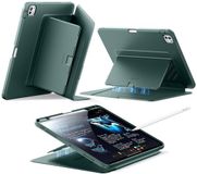 ESR Hoes Geschikt voor iPad Pro 13 (2024 / 2025) - Flip Magnetic Book Case - Beschermhoes met Multi-Angle Standaard - Sleep/Wake - Pen Houder - Groen