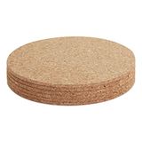 apollo THE HOUSEWARES BRAND Kurk ronde tafelmatten, dikke duurzame | Oppervlaktebeschermers, kurkborden, hete pannen, potten, gerechten, koffie, theeketels en planten, hittebestendig
