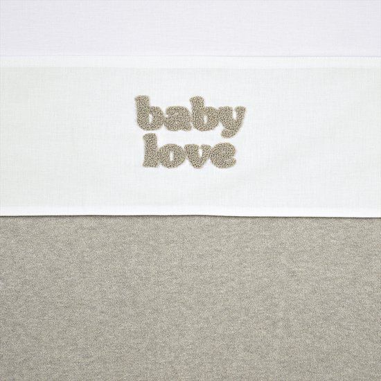 Meyco Baby Love ledikant laken - Sand Melange - 100x150cm