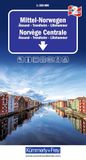 Kümmerly+Frey MAIRDUMONT Regional maps - Norway- Norway Central - Ålesund/Trondheim/Lillehammer