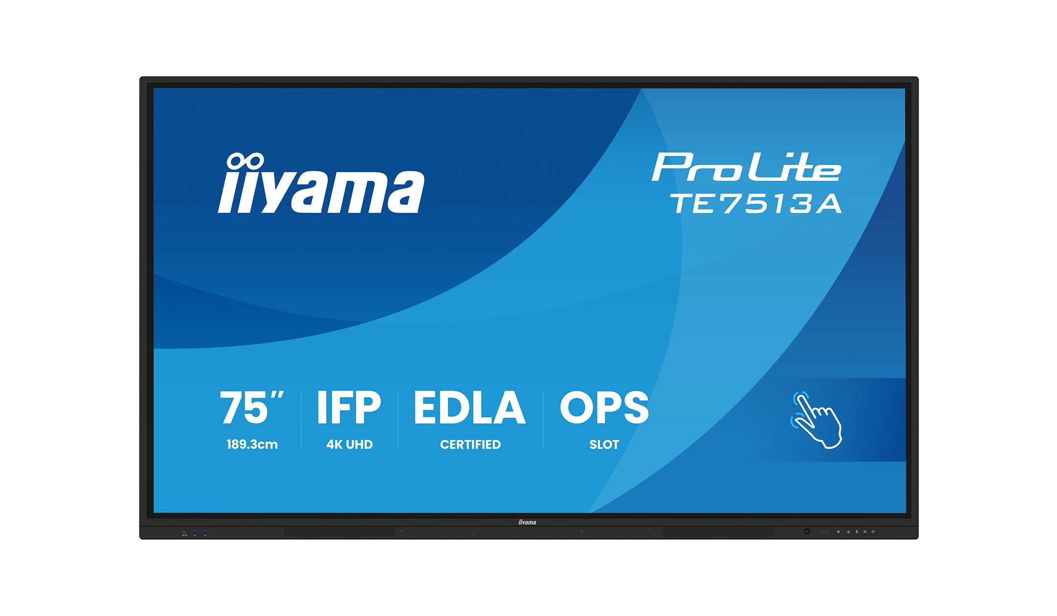 iiyama ProLite TE7513A-B3AG 75" 4K Ultra HD Touchscreen