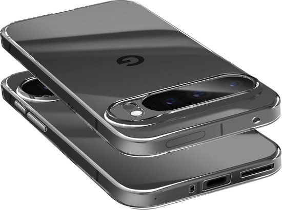 Bigben Connected, Flexibel SiliSoft MFG Anti-Vergeling Hoesje voor Google Pixel 9 / 9 Pro, Transparant