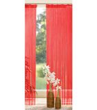 Gardinenbox Draadgordijn, trekkoord, 250x145, rood, 20303