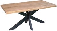 StarFurn Boomstamtafel Dakota Naturel Mangohout 140cm