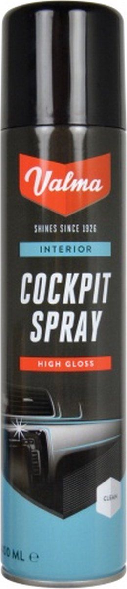 Valma Cockpitspray Hoogglans 400 ml - Auto Interieur Reiniger - Stofafstotend