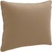 vidaXL Rugkussen PUTTEN 100% Polyester Taupe 60 x 40 x 15 cm