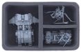 Necromunda Plateau en mousse demi-taille avec 3 compartiments