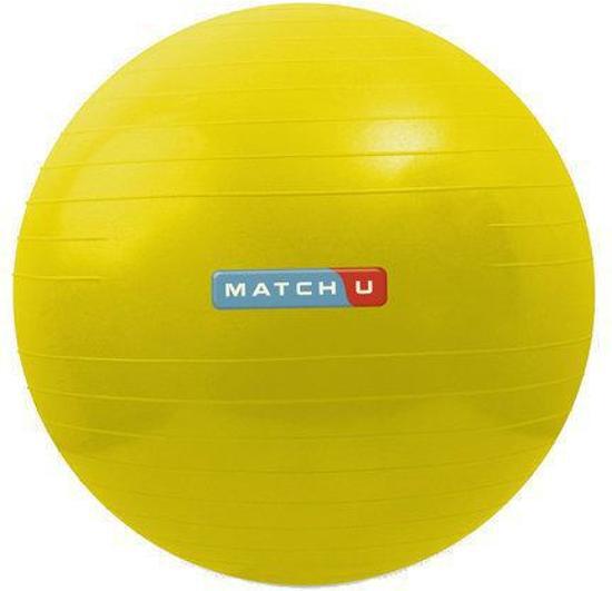 Matchu Sports Match-U Fitnessbal - Ã˜ 45 cm - Geel