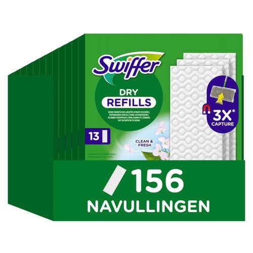Swiffer Vloerreiniger Droge Doekjes Navullingen - 156 stuks