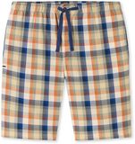 SCHIESSER Heren Pyjamabroek Kort Beige Geruit Katoen Maat 56