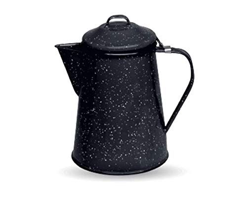 WARMCOOK CINSA-315600 theepot, geëmailleerd staal, 2 kopjes, zwart