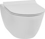 Ben Segno Hangtoilet - Mat Wit - Slimseat Xtra Glaze+ Free Flush - D-vorm