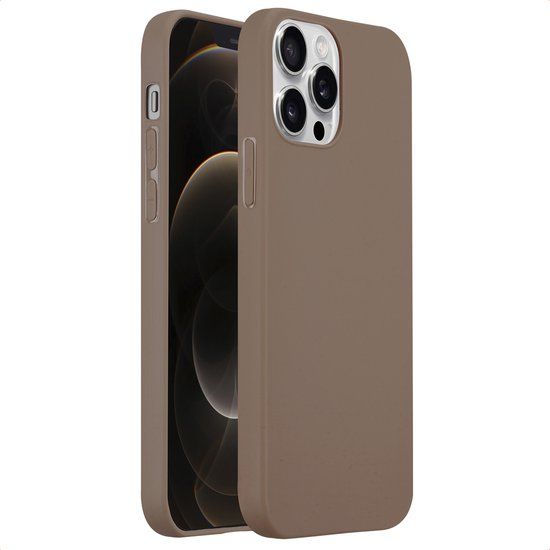 imoshion Color Backcover - Bruin - Geschikt voor Apple iPhone 12 / 12 Pro