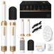 Golden Goods Brosse soufflante 7 en 1 Airstyler - Multistyler avec diffuseur - Brosse ronde fer à friser avec 7 accessoires - Sèche-cheveux et brosse à friser - Coiffant - Brosse à air chaud Blanc/Or
