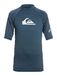 Quiksilver Korte Mouw UPF 50 Rash Vest All TIME Jongens 8-16 Blauw XL/16