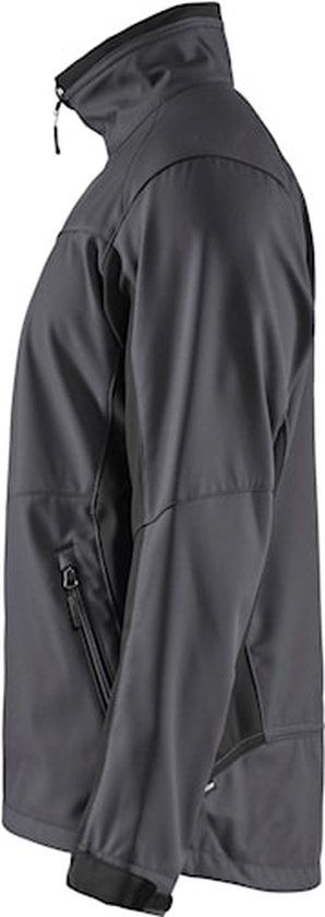 Blåkläder Softshell Jack 4950-2516 - Mannen - Grijs/Zwart - L