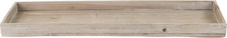 Merkloos Dijk Natural Collections Kaarsenbord/plateau - rechthoekig - hout - naturel - 60 x 20 cm